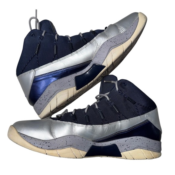 Nike Air Jordan Prime Flight Obsidian Royal Silver 616846-407 Men's Size11.5 - Picture 4 of 6